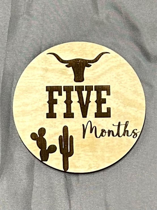 Baby Milestone Markers - Western Set of 12