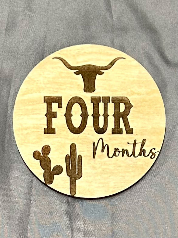 Baby Milestone Markers - Western Set of 12